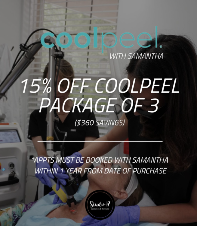 CoolPeel® CO2 Laser - 3 Treatments with Samantha